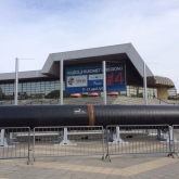 Gazprom South Stream in front of SPENS hall