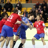 Meshkov warming up for EHF's CL against Borac